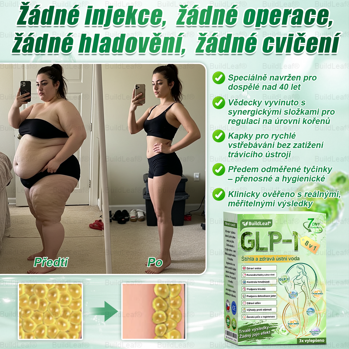 🧑⚕️𝑩𝒖𝒊𝒍𝒅𝑳𝒆𝒂𝒇® 𝑮𝑳𝑷-1 8-𝒊𝒏-1 𝑺𝒍𝒊𝒎 & 𝑯𝒆𝒂𝒍𝒕𝒉𝒚 Ú𝒔𝒕𝒏í 𝒓𝒐𝒛𝒕𝒐𝒌(Jednou denně, viditelné výsledky za 7 dní). Podporuje boj s obezitou, zdraví kardiovaskulárního systému, diabetes, zdraví střev
